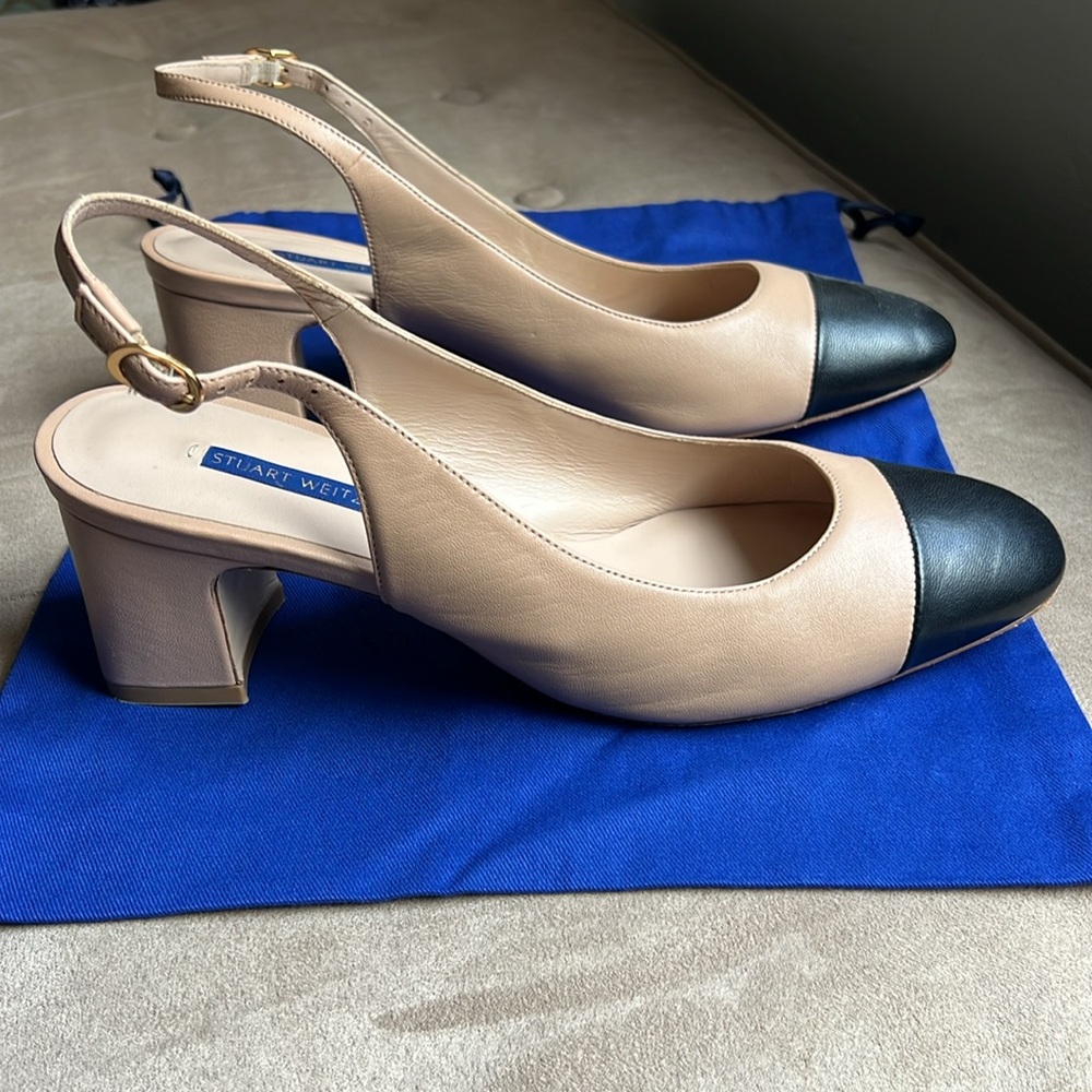 Stuart Weitzman sling back heels